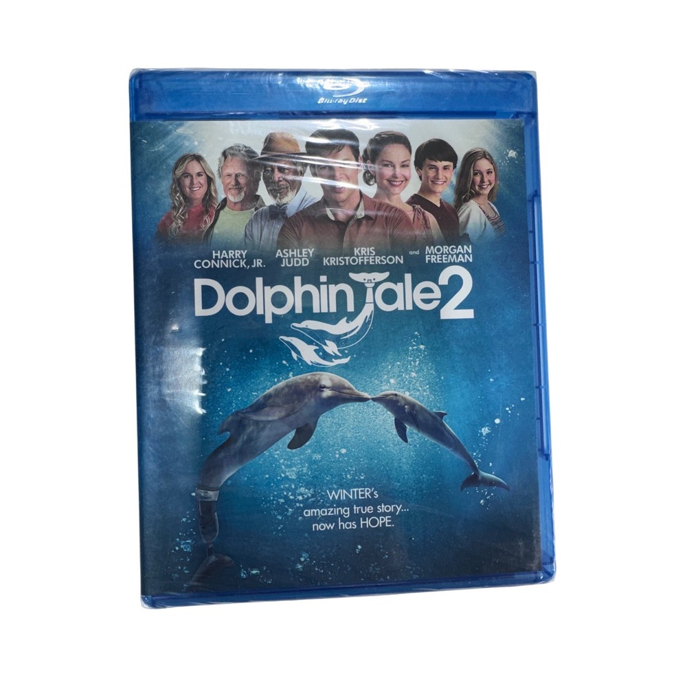 Warner Bros Dolphin‎ Tale 2 Blue Blu-ray Movie Kids Family Drama Sealed